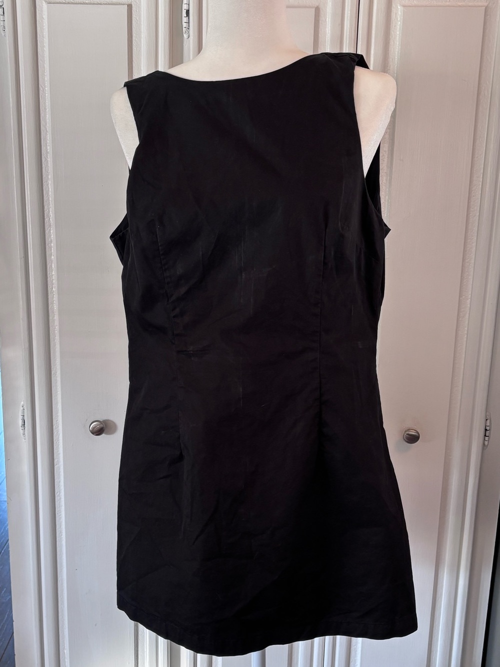 Classic Black Sleeveless Shift Skort Dress Size 2